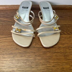 Stuart Weitzman Gold Heels